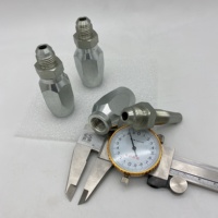 16717 américain Jic mâle raccord de tuyau siège de cône de 74 degrés connexion de tuyau en acier inoxydable raccords de tuyau hydrauliques réutilisables