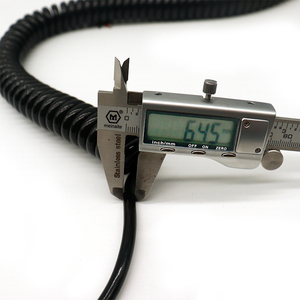 Tùy chỉnh 8 9 10 11 <span class=keywords><strong>12</strong></span> lõi dây cuộn xoắn ốc PU cáp 0.3 0.5 0.75 mét mã hóa điện cuộn dây mùa xuân điện cáp tín hiệu - Product Image 4