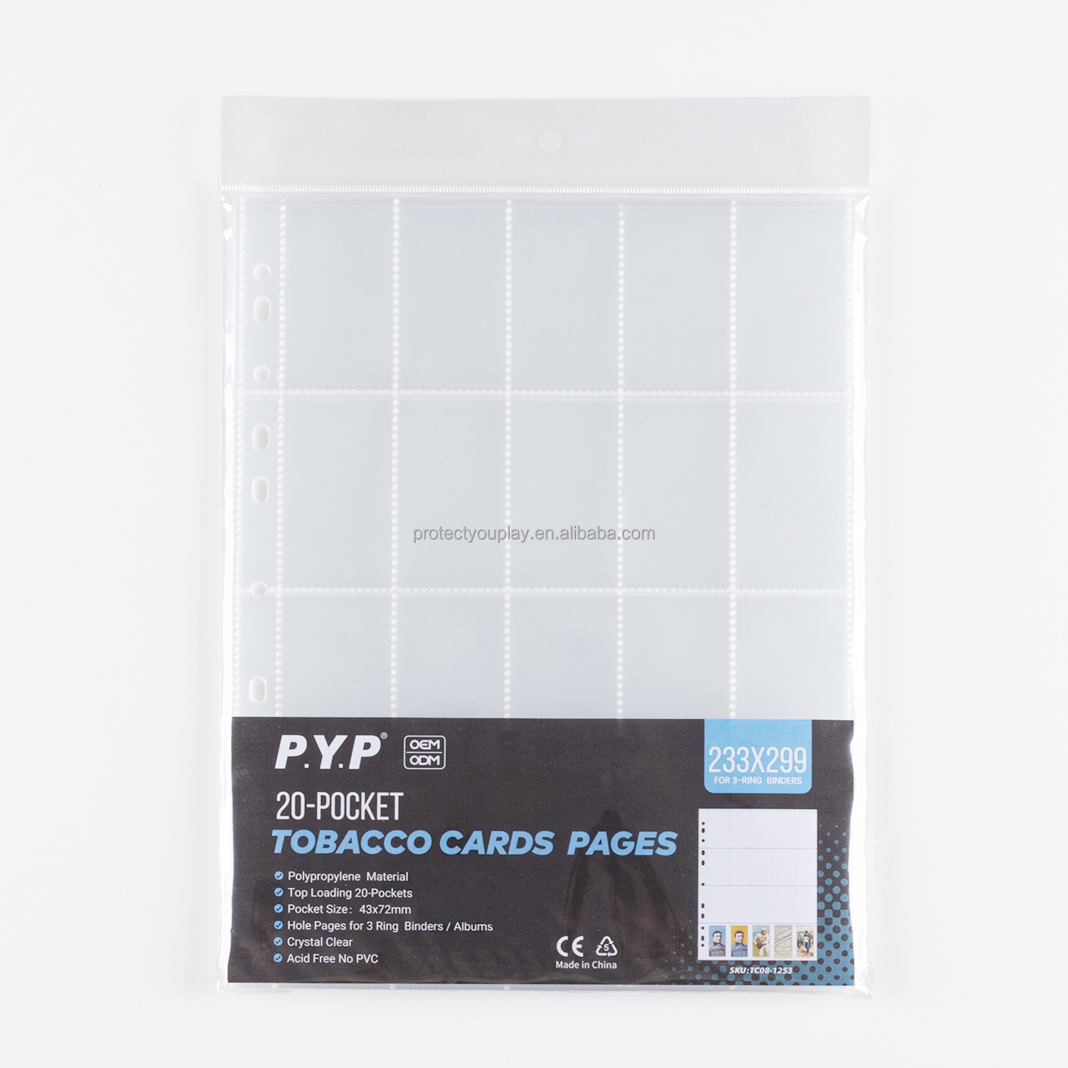 Pro 20-Pocket Tobacco Card Pages