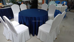 Jupe de chaise en spandex avec logo personnalisé housses de chaise épaisses pour la fête de mariage et l'événement - Product Image 3