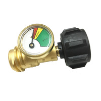 Indicateur de niveau de jauge d'adaptateur de réservoir de propane en laiton pour bouteille de gaz