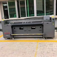 Imprimante UV à bande transporteuse en maille Hoson Board I3200 à 4 têtes de 2,2 m (7 pieds) – Imprimante jet d'encre UV de 2200 mm avec bande transporteuse en maille