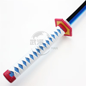 Katana Miniatura de 40.1 Pulgadas con Funda, Arma de Hashira del Agua de <span class=keywords><strong>Kimetsu</strong></span> <span class=keywords><strong>No</strong></span> <span class=keywords><strong>Yaiba</strong></span> para Conveniones y Exhibición - Product Image 3