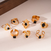 Perhiasan ZYMX Cincin Terbuka Berlapis Tungsten dengan Zirkon Lipit, Mewah Ringan, Kelas Atas, Wanita, Gaya Eropa Amerika, Lintas Batas
