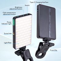 Kit d'éclairage pour téléphone Newmowa, très vendu, pour vlogging, tournage vidéo, mini lumière LED de remplissage avec éclairage photographique pour appareil photo