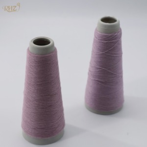 Hilo de lana 2/18S 40% acrílico 30% PBT 30% nailon, hilo hilado con núcleo teñido en conos, ecológico, antipilling, melange - Product Image 1