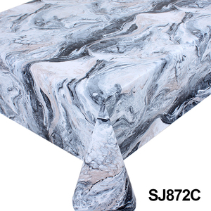 2024 Top Fashion domestique moderne Simple imperméable à l'eau, résistant à l'huile Anti-rides Restaurant Table basse <span class=keywords><strong>nappe</strong></span> en PVC - Product Image 4