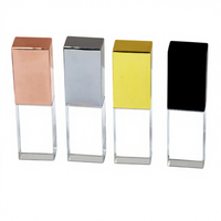 Clé USB en verre LED lumineuse, best-seller, 8 Go, 16 Go, 32 Go, 64 Go, personnalisable, fabricant de clés USB 2.0