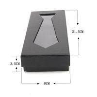 Boîte à cravates en gros, boîte d'emballage personnalisée avec votre logo, boîte cadeau pour cravates