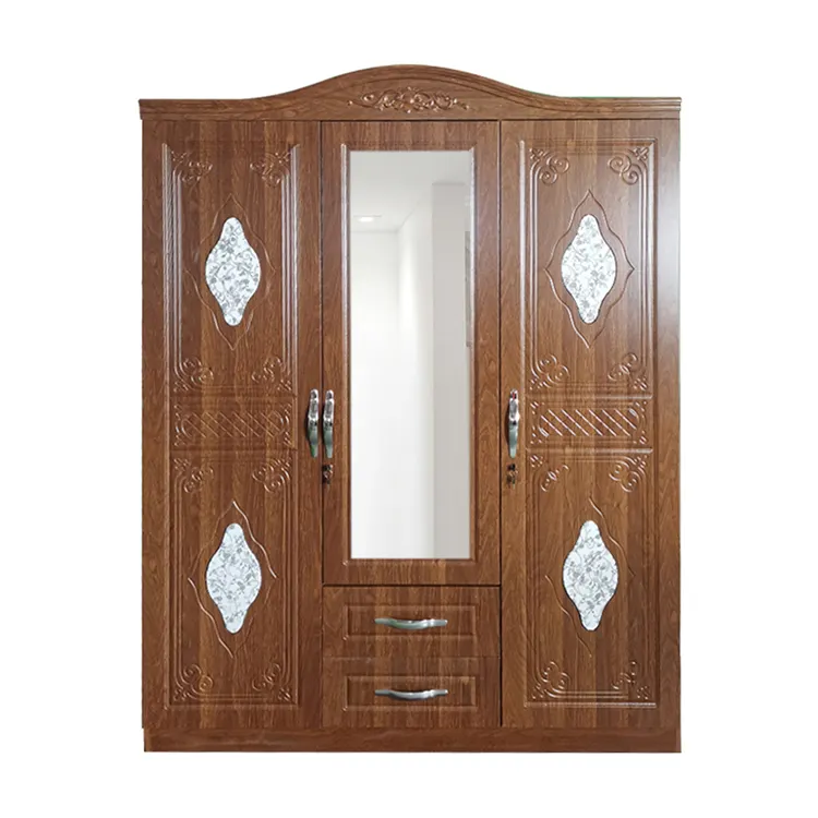 High end basit tasarım açık armoire ahşap giysi almirah dolap dolap dolap yatak odası mobilyası dolap dolap
