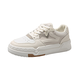 Nuevas Zapatillas Deportivas <span class=keywords><strong>de</strong></span> Plataforma para <span class=keywords><strong>Mujer</strong></span>, Venta al Por Mayor, Fabricante OEM, Personalizadas, <span class=keywords><strong>de</strong></span> Dos Tonos, Cuero y Malla, Casuales - Product Image 2