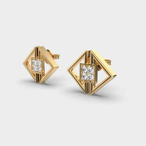 High Shine Diamond <b>Stud</b> <b>Earrings</b> for Women 925 Sterling <b>Silver</b> Luxury Designer Fine Jewelry Sparkling Everyday Wear - Product Image 3