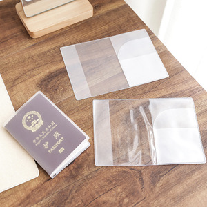 Passport Holder Transparent PVC Document <b>Protector</b> 4 Inch Clear Universal Travel ID <b>Card</b> Case - Product Image 4