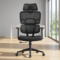 Fauteuils de bureau ergonomiques pivotants KMJ, fauteuil de bureau inclinable, fauteuil de direction en mesh