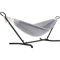 Outdoor Patio Langlebiger Hängemattenständer mit Baumwollstoff-Hängematte