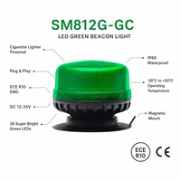 Auto-LED-Dachwarnleuchte Stroboskoplicht LED-Blitzlicht Runde Auto-Blinksignallampe Magnetische Decken-Notbeleuchtung