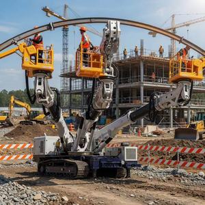 Chariot d'installation <span class=keywords><strong>hydraulique</strong></span> robuste pour arches : Conçu pour une manipulation simplifiée des poutres, sécurité <span class=keywords><strong>de</strong></span> serrage maximale. - Product Image 1