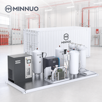 Système Générateur d'Azote PSA Minnuo 450 Nm³/h 99,999% Haute Productivité avec Moteur à Engrenages pour Extinction d'Incendie