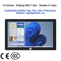 Mini PC con Procesador, NAS, Laptop Resistente, Firewall, Computadora Industrial, Panel LCD, RK3288, Pantalla Táctil Capacitiva, Almacenamiento SSD
