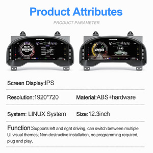 Nuevo Producto Navihua para Toyota Tundra 2014-2022, Sistema Linux, Pantalla LCD para el Tablero, Velocímetro Automático, Panel Digital para Automóvil, Cabina Virtual - Product Image 5