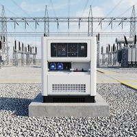 Superleise Diesel-Stromaggregate 15kVA bis 12kVA Tragbare Generatoren 1-Phasig 3-Phasig 50/60Hz Frequenz Geräuscharm 12kW Einheit