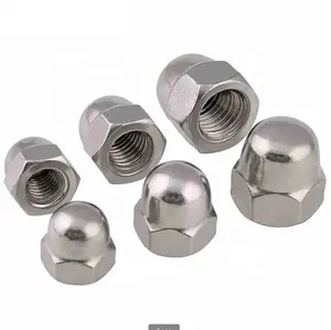 Trong kho DIN1587 SS304 A2 M30 Nut cap Hex vòm hạt cap