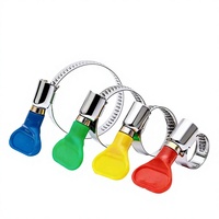 Collier de serrage à vis sans fin de style allemand de haute qualité avec poignée à clé, coloré et varié, pour fixation sécurisée - Vente en gros usine