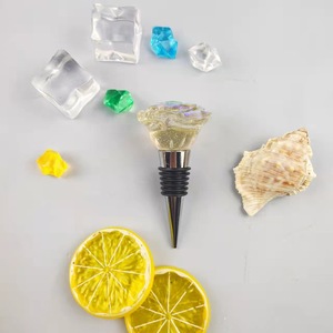 Rose Flower <b>Wine</b> Stopper <b>Plastic</b> Sealing <b>Bottle</b> Stopper For <b>Wine</b> <b>Bottle</b> - Product Image 3