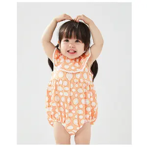 Großhandel Baby kleidung Mädchen schlichte Stram pler Kinder Bodysuit Unisex Baby Overalls