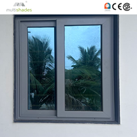 Ventana Corredera de Gran Apertura, Resistente a Huracanes, con Rotura de Puente Térmico, Aluminio, Doble Acristalamiento, Vidrio Low-E, Certificación NFRC, para Balcón