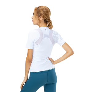 Camisetas Deportivas de Manga Corta para Mujer, Ajustadas, para Entrenamiento, <span class=keywords><strong>Yoga</strong></span>, Ropa Deportiva Cómoda, Camiseta de Gimnasio - Product Image 3