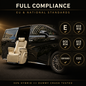 เบาะนั่ง Tengyun S5B Sport หนัง PU นุ่มสบาย สำหรับ Alphard/Sprinter/Vito Van ผู้ใช้งานที่มีความพิการ ปรับหมุนได้ - Product Image 3