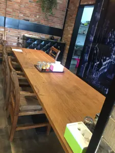 กว้าง <span class=keywords><strong>plank</strong></span> oak table top - Product Image 5