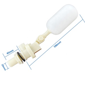 Vanne d'admission de réservoir de toilette miniature en plastique ABS réglable de haute qualité, vanne flottante à bille en PE - Product Image 5