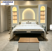 Lit Murphy multifonctionnel avec canapé, armoire-lit murale pliable avec armoire de rangement, meubles de maison gain de place