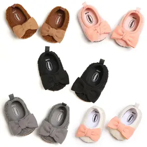 شتاء دافئ أحذية قطنية 0-1 سنة الشتاء حذاء طفل صغير الرجال والنساء طفل أحذية