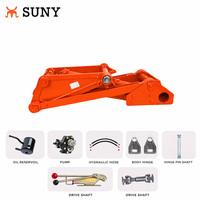Kit de basculement hydraulique KRM143, pompe hydraulique électrique 12V, kit de levage hydraulique, système de basculement de camion, 5 à 8 tonnes, pour carrosserie de camion à benne basculante