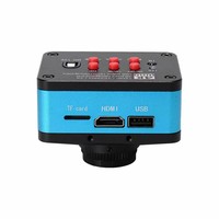 Cámara 4K FHD con Montura C, Cámara Digital para Lámpara de Hendidura, Cámara para Microscopio Estéreo Trinocular, Cámara de Video Industrial para Laboratorio