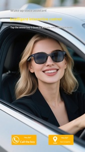 Gafas Inteligentes Bluetooth 2026 con Encendido/Apagado Automático, Bisagra de Metal, Asistente de Voz IA, Gafas de Sol con Audio <span class=keywords><strong>para</strong></span> Música y Llamadas GT51 - Product Image 3