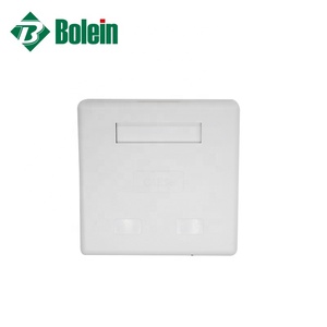 Cat5e Keystone Jack bề mặt hộp RJ45 RJ11 1 2 cổng <span class=keywords><strong>UTP</strong></span> 8P8C mô-đun kết nối bề mặt gắn hộp - Product Image 3