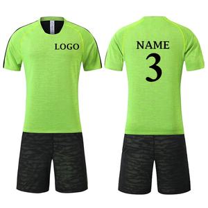 Prezzo del produttore Thailand maglie da calcio retrò maschile uniforme da calcio blu nero reversibile uniforme da calcio con il tuo LOGO - Product Image 2