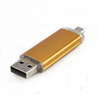 Prix d'usine 2 en 1 Clé USB compacte OTG Clé USB Pendrive pour téléphone Android et PC