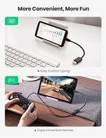 OEM ODM Micro USB macho a USB hembra 2,0 OTG On-The-Go Cable Converter para S7 LG, unidad flash, ratón, teclado, controlador de juegos