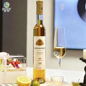 Botellas <span class=keywords><strong>de</strong></span> Vidrio Transparentes Vacías para Vino Tinto Frío, Redondas, <span class=keywords><strong>de</strong></span> 200ml, 375ml y 500ml, con Tapa, <span class=keywords><strong>Precio</strong></span> al por Mayor - Product Image 3