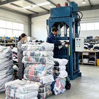 Presse à fibres hydraulique en polyester pour usine de recyclage textile