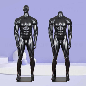 Maniquíes Masculinos Musculosos de Fibra de Vidrio de Alta Gama, Deportivos, de Cuerpo Entero, Negros, con Gran Musculatura, para Ropa Deportiva - Product Image 2