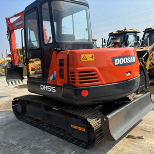 รถขุดมือสอง 5 ตัน ยี่ห้อ Doosan รุ่น DH55 แบบไฮดรอลิก พร้อมเครื่องยนต์และปั๊มกำลังสูงสำหรับขุดเจาะ ได้รับมาตรฐาน CE และ EPA - Product Image 1