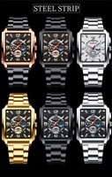 BINBOND 6575 Montre pour homme à succès, marque haut de gamme, étanche, en acier inoxydable, à quartz