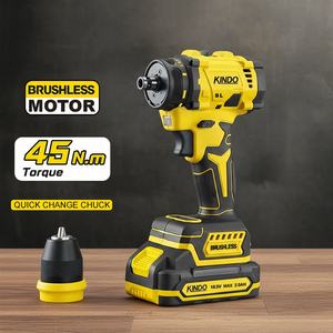 OEM, venta al por mayor, Portabrocas compatible, tamaño 10mm, potencia <span class=keywords><strong>de</strong></span> batería DIY, empuñadura ergonómica, destornillador <span class=keywords><strong>de</strong></span> impacto, taladro <span class=keywords><strong>de</strong></span> conveniencia inalámbrico - Product Image 1