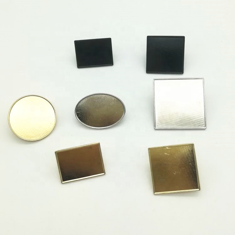 Круглые квадратные прямоугольные овальные сублимационные металлические эпоксидные пустые булавки для лацканов